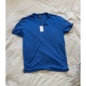 John Varvatos Men's Miles Wooster See Through V-Neck T-shirt